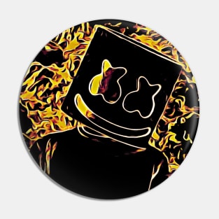 Marshmello in The Yellow Flames Pin