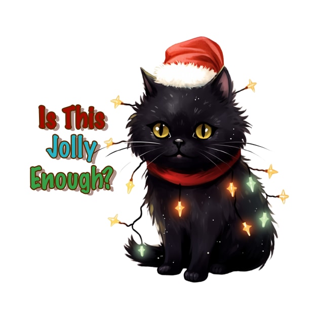 Is this Jolly Enough ? Grumpy Cute Cat by Bam-the-25th