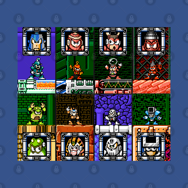 Mega Man 4 Bosses by SuperSensei