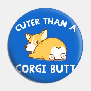 Corgi Butt Pin