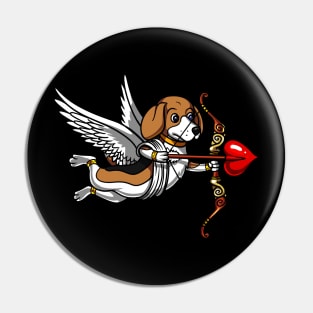 Beagle Dog Valentines Day Cute Pet Pin