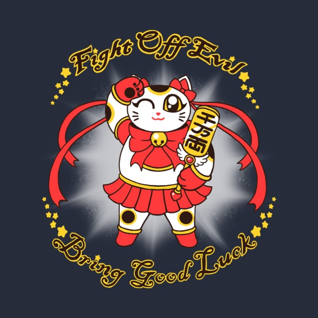 Magical Girl Manekei Neko - Red Ver by ToonSkribblez