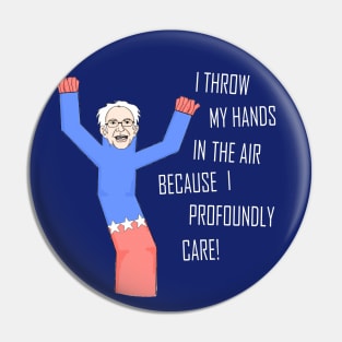 Wacky Wavy Inflatable Bernie - The Peach Fuzz Pin