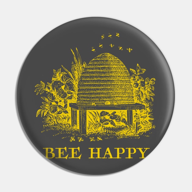 Bee Happy Pin by MichaelaGrove