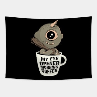 Cyclops and coffee Tapestry