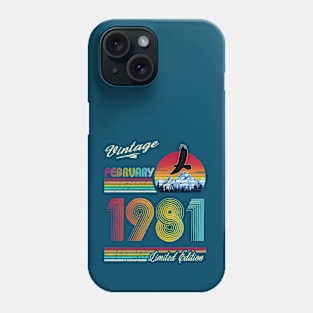 February 1981 Birthday Phone Case