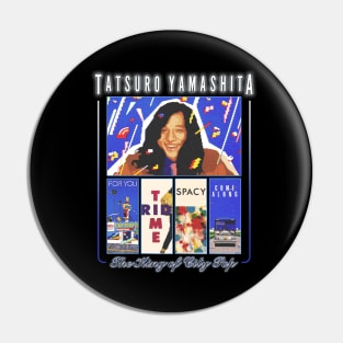 Tatsuro Yamashita / King of City Pop Fanart Design Pin