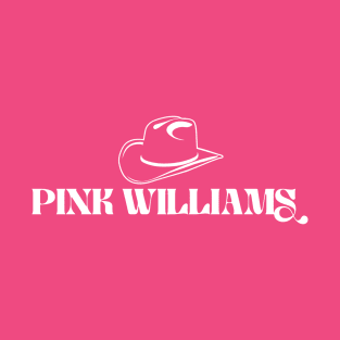 Pink Williams Name Logo T-Shirt