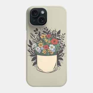 Flowers in the pocket Phone Case