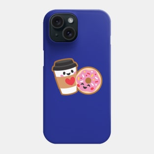 Coffee and Donut Buddies Phone Case