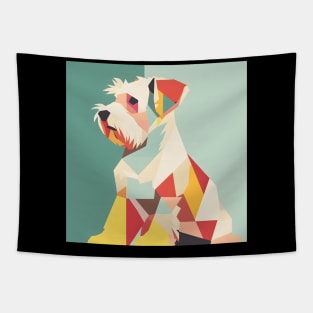 Retro Sealyham Terrier: Pastel Pup Revival Tapestry