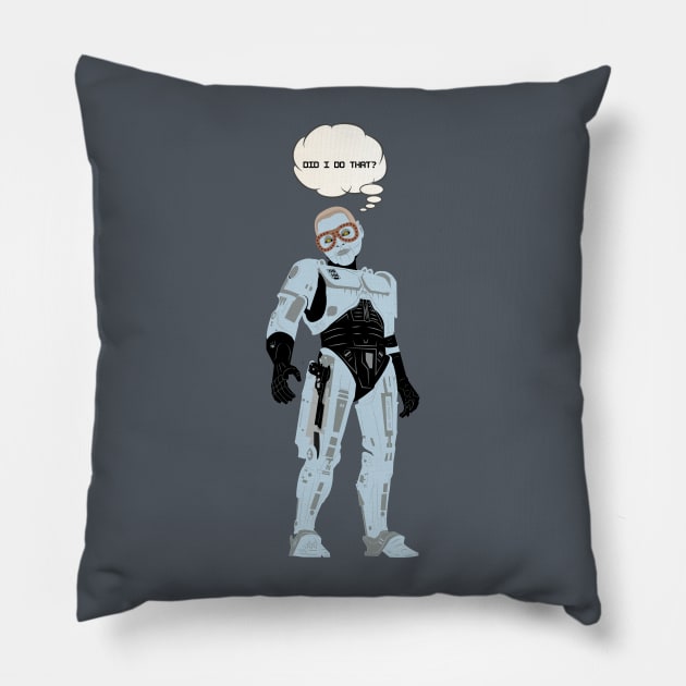 DID I DO THAT? Pillow by 2buck