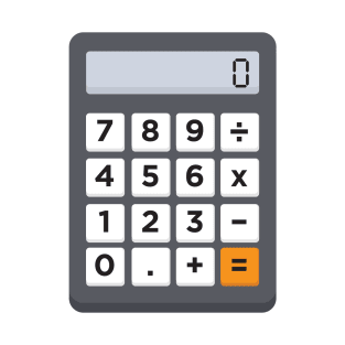 Funny Halloween Costume: Calculator (Small) T-Shirt