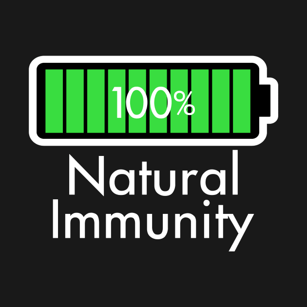 Fitness Health Gym Natural Immunity 100% FIt Slogan by Originals By Boggs