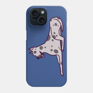 Gray Spotted Great Dane Phone Case