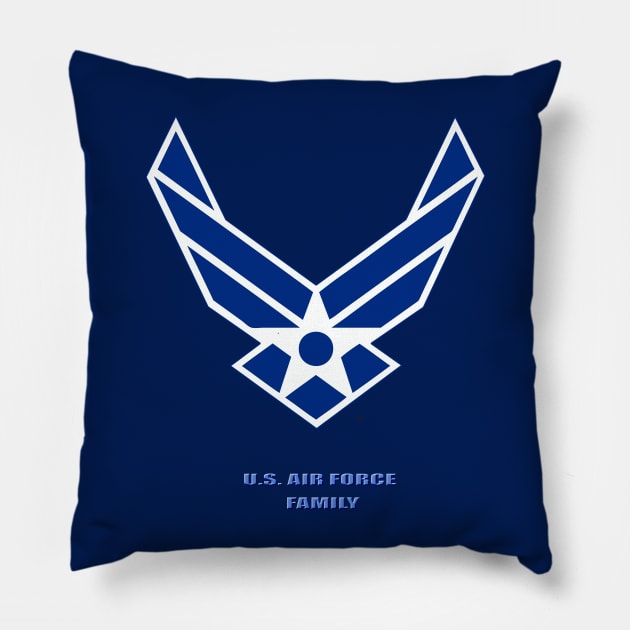 U.S. Air Force Family Pillow by robophoto