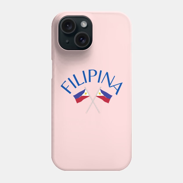 filipina - philippines flags Phone Case by CatheBelan