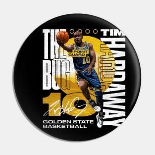 Tim Hardaway Golden State Graphic Pin