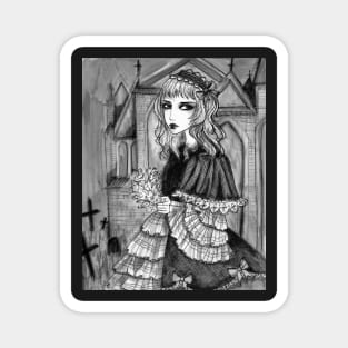 gothic and lolita walk in the park Magnet