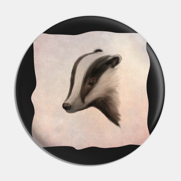 Badger Pin by CreativeByDesign