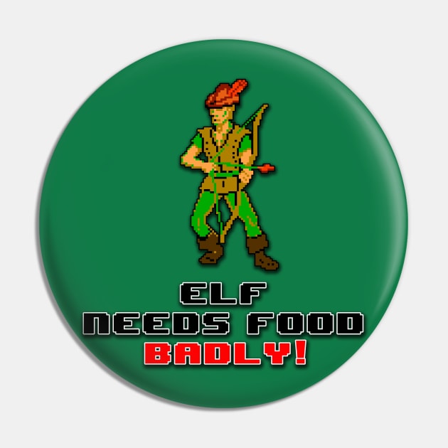 Gauntlet Elf - Old Pin by BigOrangeShirtShop