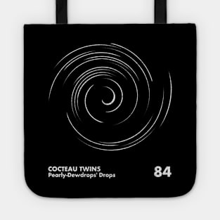 Pearly Dewdrops' Drops / Minimal Graphic Design Artwork Tote