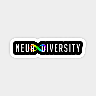 Neurodiversity Rainbow Infinity Symbol Magnet
