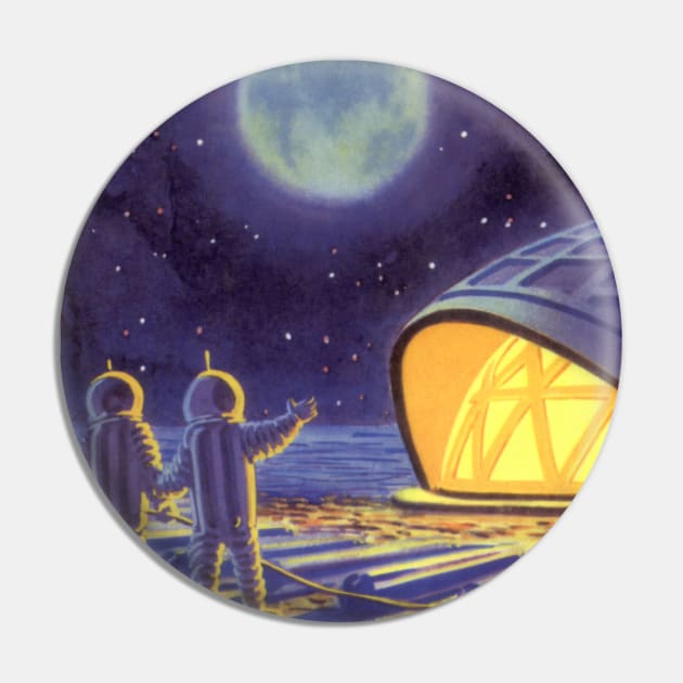 Vintage Science Fiction Pin by MasterpieceCafe