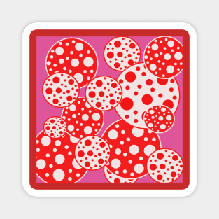 pop art polka dots Magnet