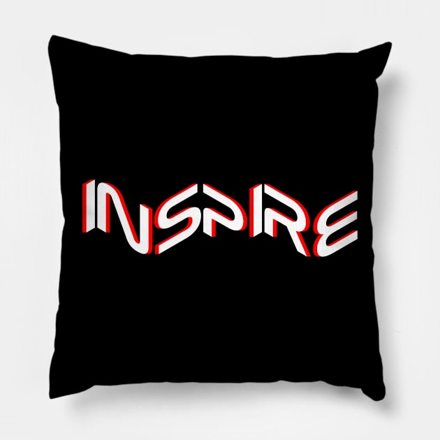 Inspire - 03 Pillow by SanTees