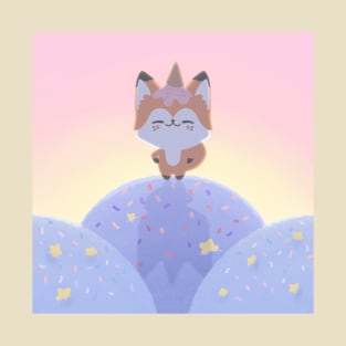 Kiki the fox dreaming of ice cream T-Shirt