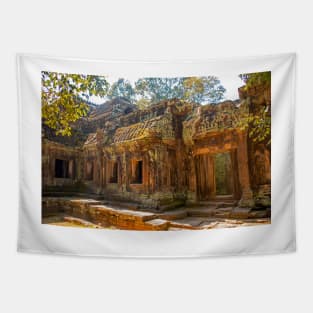 Banteay Kdei Temple in the Midday Sun Tapestry