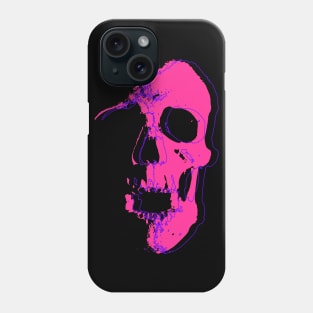 Neon Pink Skull Phone Case