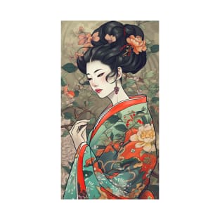 Japanese Lady in Kimono - No.2 T-Shirt