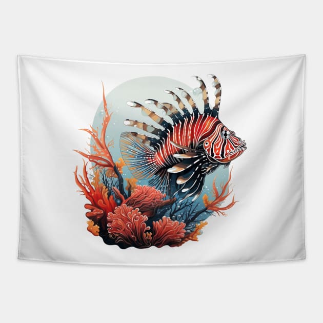 Lionfish Tapestry by zooleisurelife