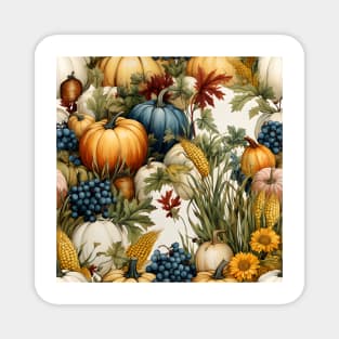 Autumn Harvest Pattern 21 Magnet