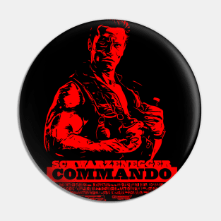 Commando movie poster Pin