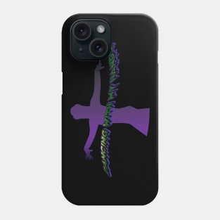 Goth Girl Dancing With Her Magic Hands Phone Case