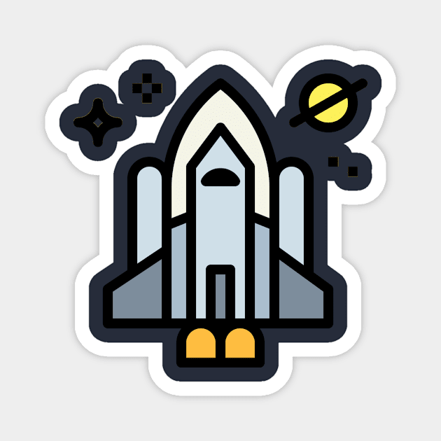 shuttle Magnet by Pavlushkaaa