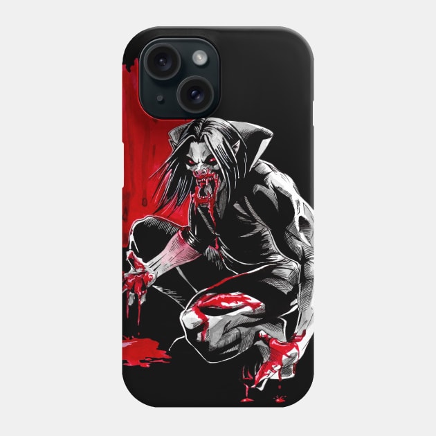 Morbius Vampire - Inktober Phone Case by Jomeeo