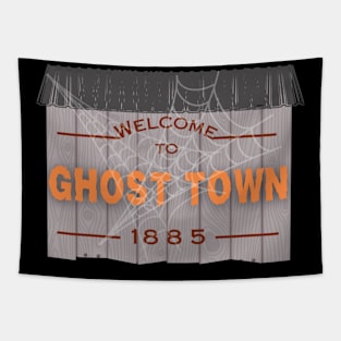 Knott's Berry Farm - Ghost Town Sign Tapestry