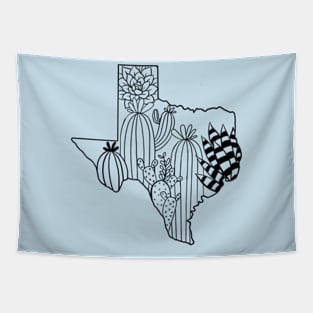 Succulents Texas western graphic Tapestry