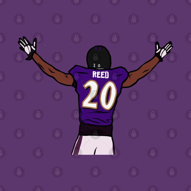 Ed Reed Embrace The Crowd by rattraptees