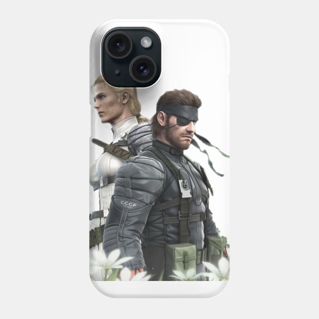 Big Boss and The Boss MGS3 Phone Case by Moath