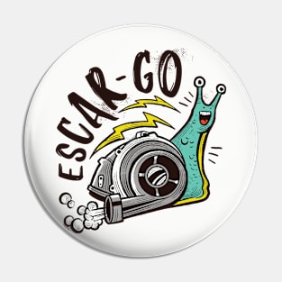 Escar-Go // Funny Snail Escargot Pin