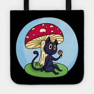 Mushroom Kitty - Globe Tote