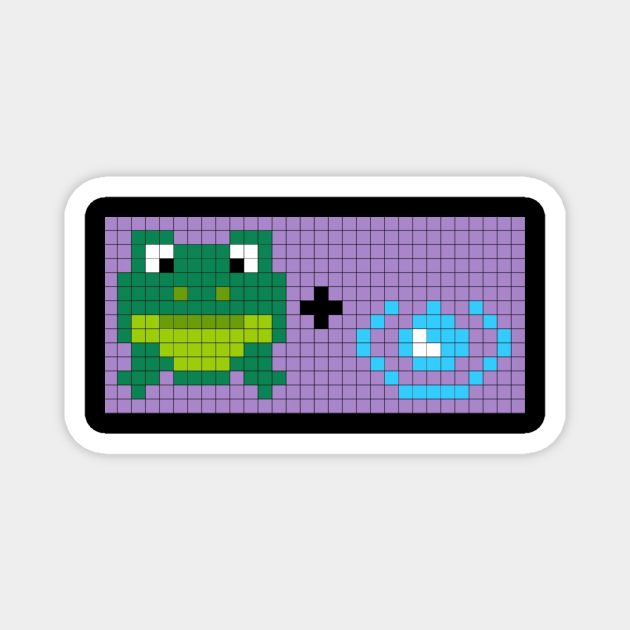 Frog splash Magnet by pixe.led