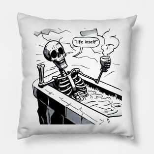 holiday skeleton Pillow