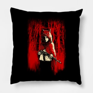 Here Comes the Red One Pillow