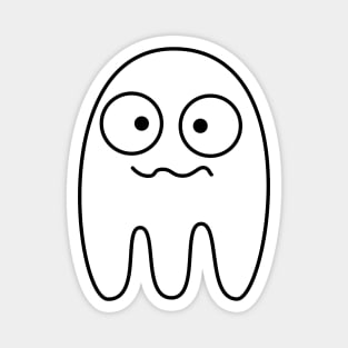 cute and friendly ghost Magnet